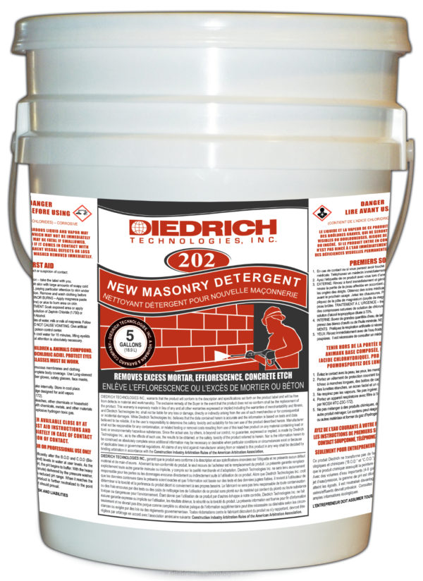 Diedrich 202 New Masonry Detergen