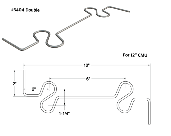 Rebar Positioner - Double Loop Figure 8 - Image 2