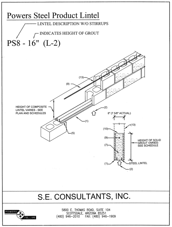 Powers L2 Lintel - Image 3